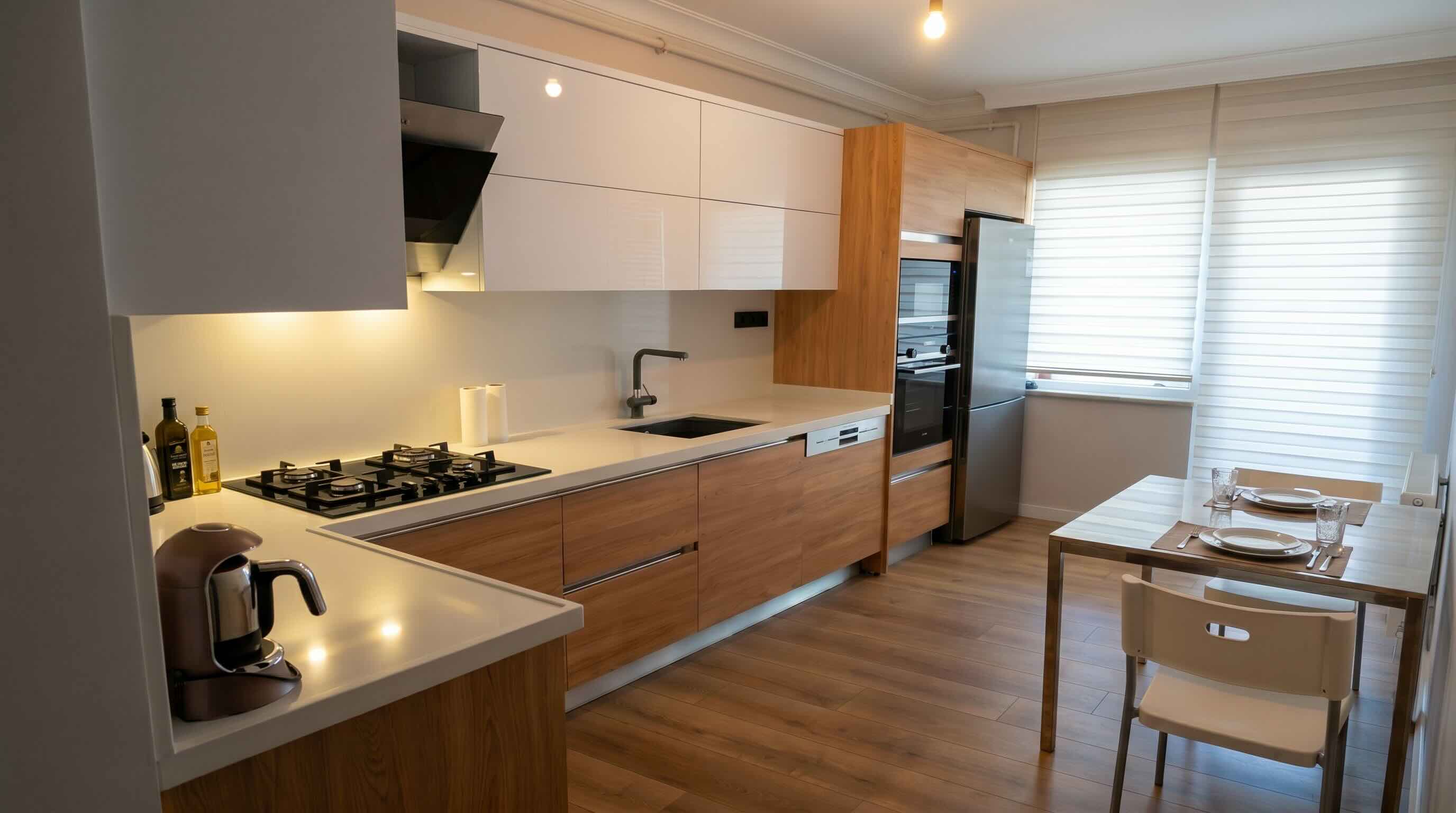 Después: Comparativa antes y después de cocina reformada