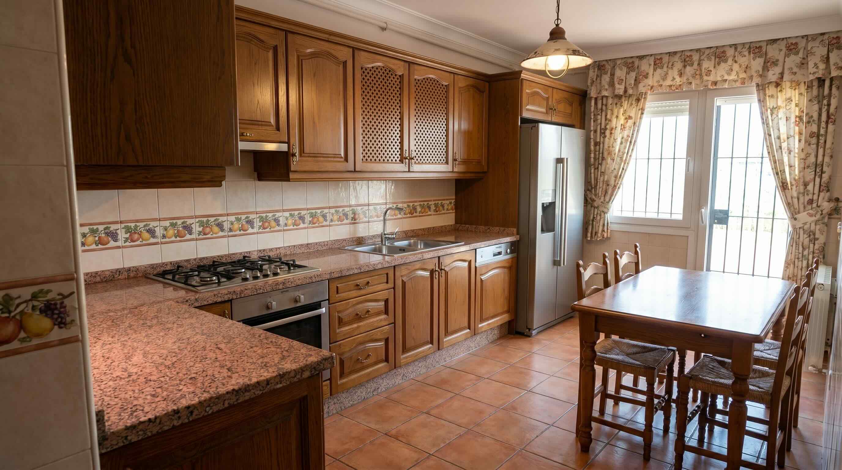 Antes: Comparativa antes y después de cocina reformada